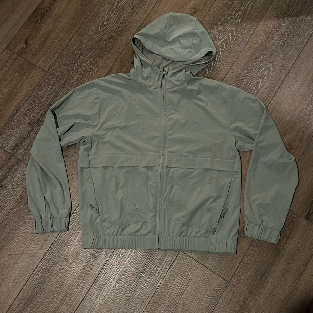 Eddie Bauer Womens Windbreaker Jacket - Green - Medium